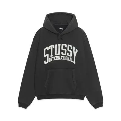 Stussy Relaxed Hoodie International "Washed Black"