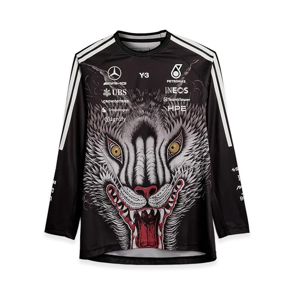 Y-3 x Mercedes AMG Petronas Formula 1 Team Driver Jersey Long Sleeve "Black"