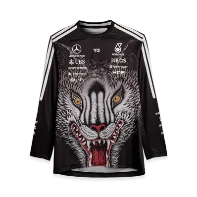 Y-3 x Mercedes AMG Petronas Formula 1 Team Driver Jersey Long Sleeve "Black"
