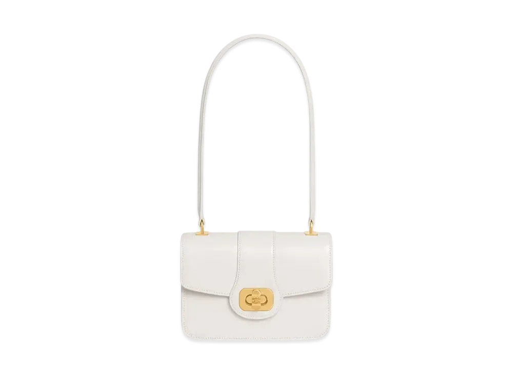 CELINE Teen Celine Josephine Bag in Shiny Calfskin "Rice"