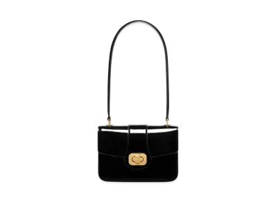 CELINE Teen Celine Josephine Bag in Patent Calfskin "Black"