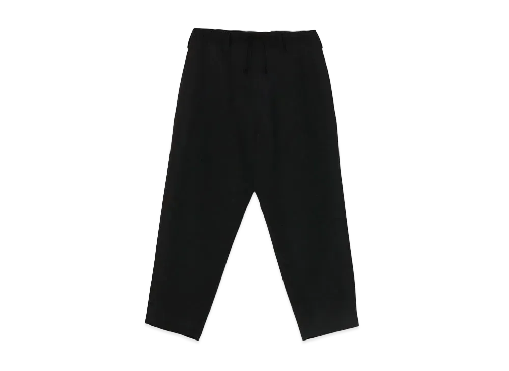 Yohji Yamamoto Pour Homme REGULATION ARMY GABARDINE SLIM STRING PANTS "Black"