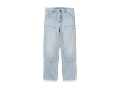 Carhartt WIP Double Knee Pant "Blue(Heavy Worn Bleached)"