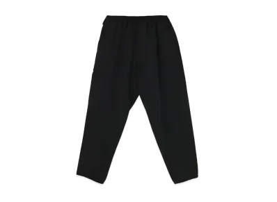 Yohji Yamamoto Pour Homme REGULATION ARMY GABARDINE DOUBLE RIB PIPING PANTS "Black"
