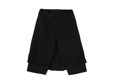 Yohji Yamamoto Pour Homme ARMY GABARDINE WRAP PANTS "Black"