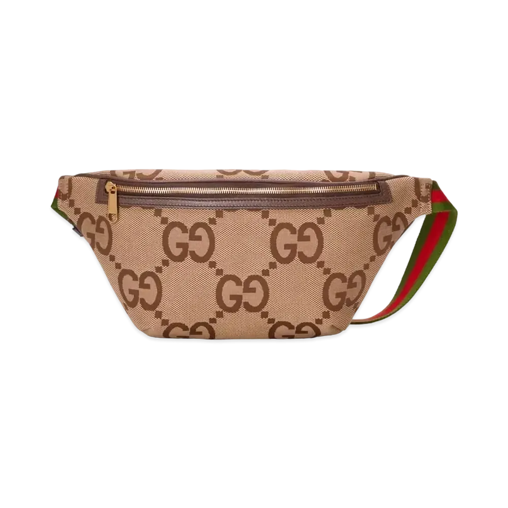 GUCCI Jumbo GG Belt Bag "Camel/Ebony"