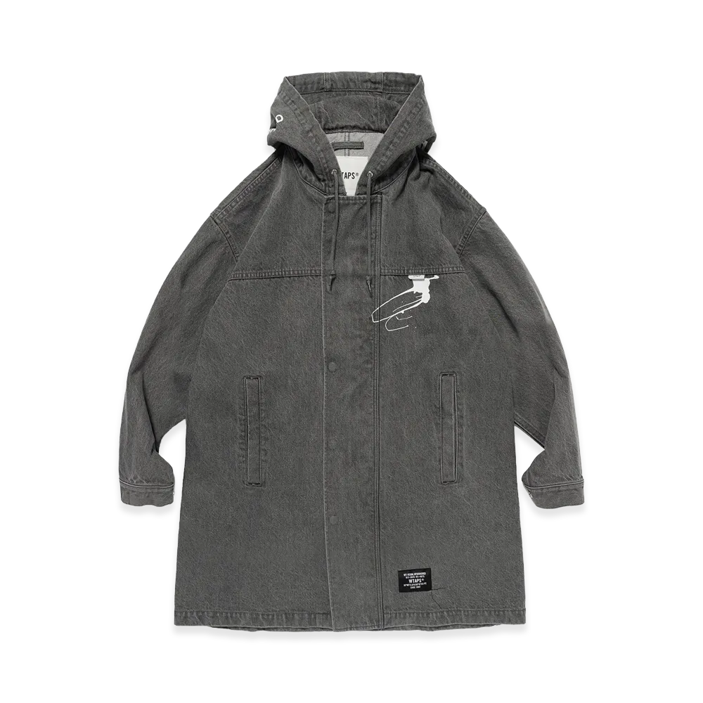 WTAPS Thompson / Coat / Cotton Denim "Black"