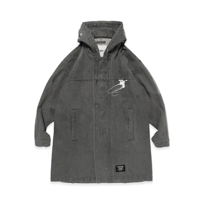 WTAPS Thompson / Coat / Cotton Denim "Black"