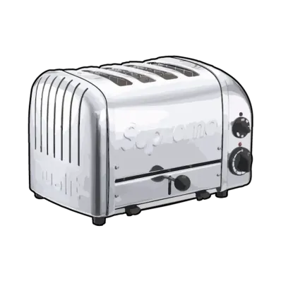 Supreme x Dualit 4-Slice Toaster "Chrome"