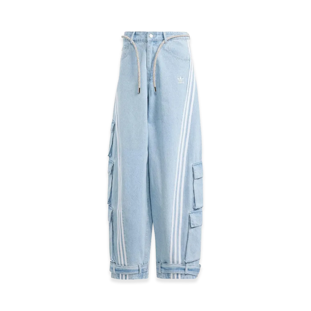 adidas Denim Cargo Pants Blue "Blue"
