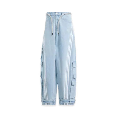 adidas Denim Cargo Pants Blue "Blue"