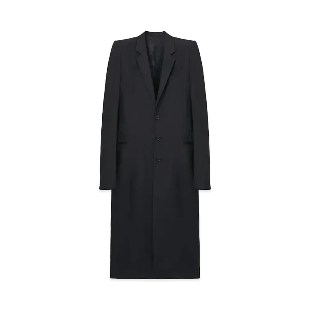 Alexander McQUEEN Stacked Shoulder Tailored Coat "Black"