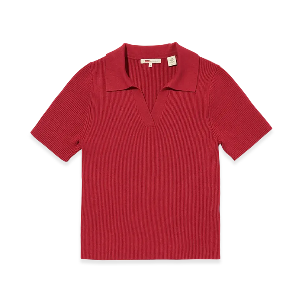 Levi's Sweater Polo Shirt "Red"