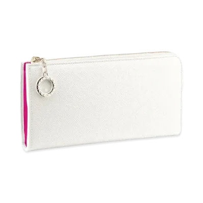 BVLGARI BVLGARI Zip Wallet "White"