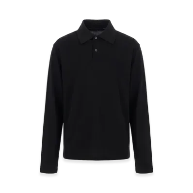 OUR LEGACY Long Sleeve Polos "Black"