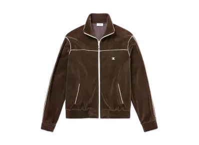 CELINE Triomphe Jersey Sweatshirt / Velvet "Brown"