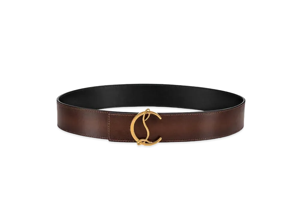Christian Louboutin CL Logo Belt "Brown"
