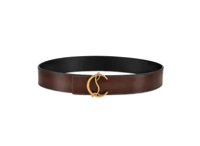 Christian Louboutin CL Logo Belt "Brown"