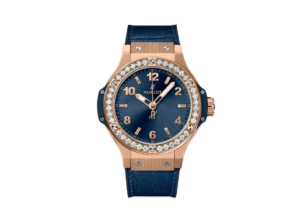 HUBLOT Big Bang Gold Blue Diamonds 38mm