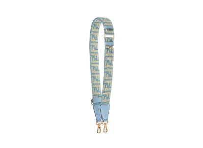 FENDI Strap You Fabric Shoulder Strap "Light Blue"