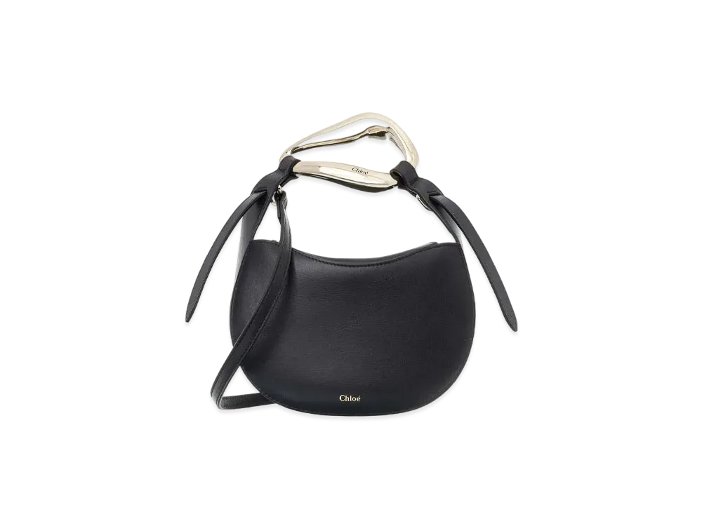 Chloe Kiss Small Bag In Small Grain Calfskin "Black"