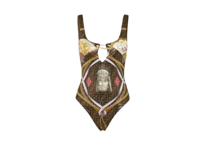 FENDI x Versace Fendace Multicolor Lycra Swimsuit "Multicolor"