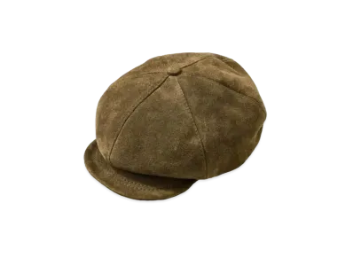 THE REAL McCOY'S 8HU LEATHER WELDER CAP "Brown"