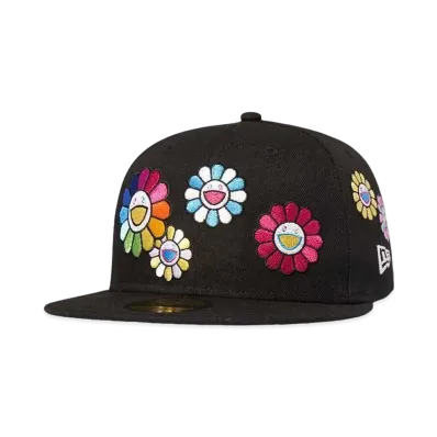 NEW ERA TAKASHI MURAKAMI 59FIFTY FLOWER ALLOVER "Black"