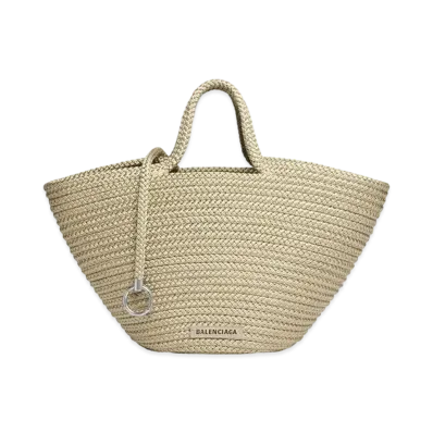 BALENCIAGA Ibiza Medium Basket With Strap "Beige"
