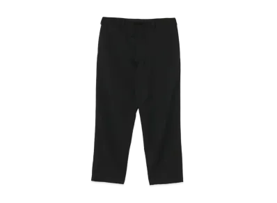 Yohji Yamamoto Pour Homme REGULATION W/GABARDINE SLIM STRING PANTS "Black"