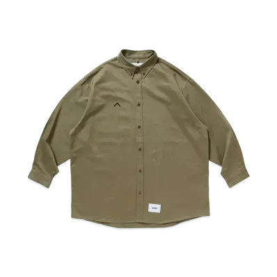 WTAPS Bd 01 / LS / Cotton. Twill "Olive Drab"