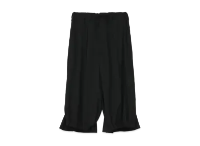Yohji Yamamoto Pour Homme REGULATION W/GABARDINE CROW PANTS "Black"
