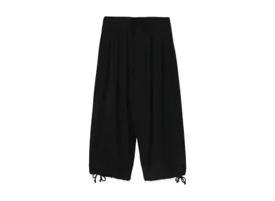Yohji Yamamoto Pour Homme W/GABARDINE REGULAR BALLOON PANTS "Black"