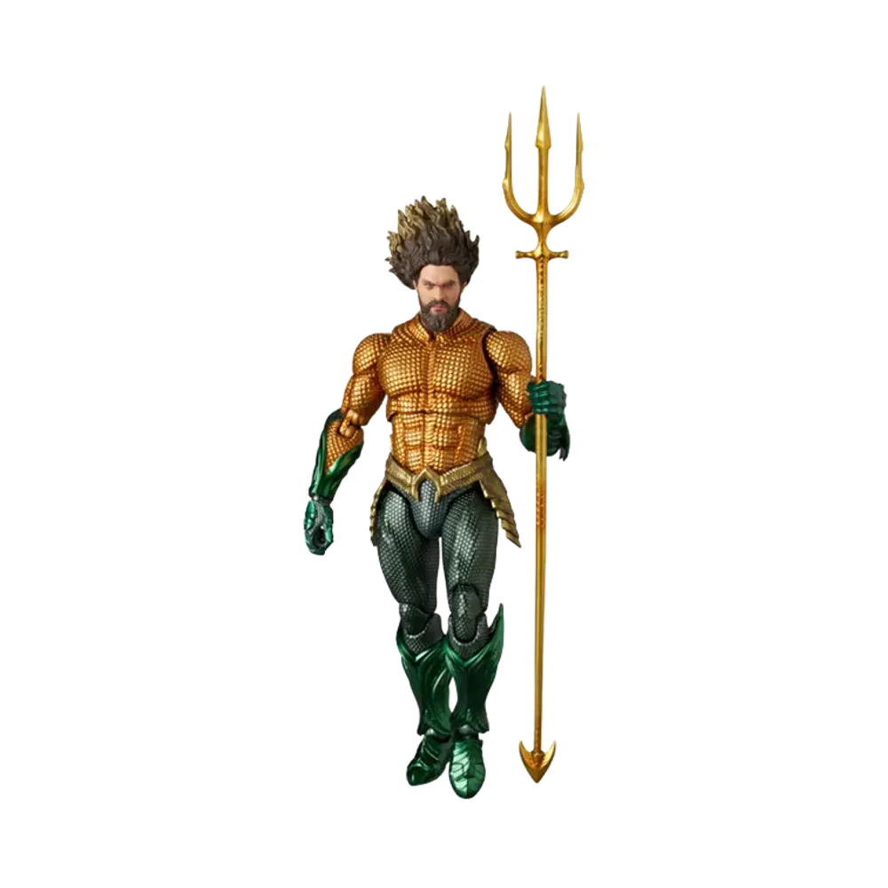 MEDICOM TOY "MAFEX No.267" -AQUAMAN AND THE LOST KINGDOM- Aquaman (Gold & Green Suit)