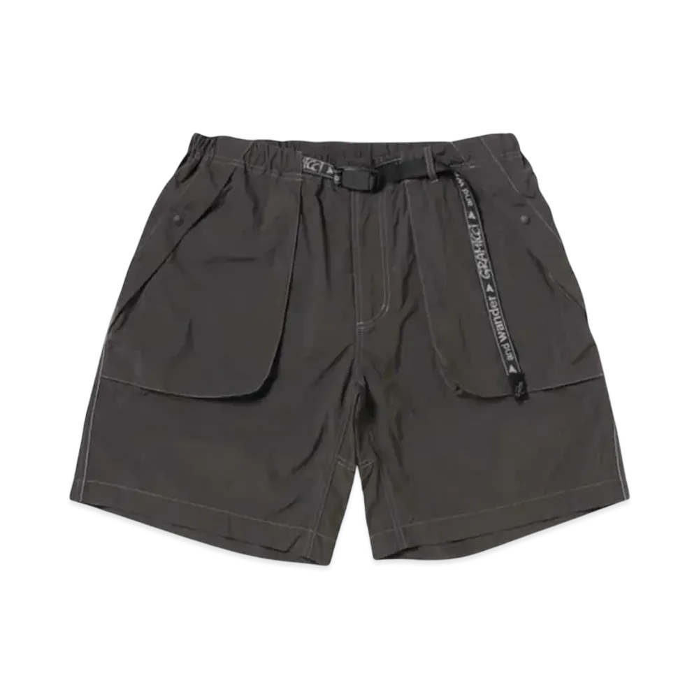 GRAMICCI x and wander Brushed Nylon Short "Charcoal"