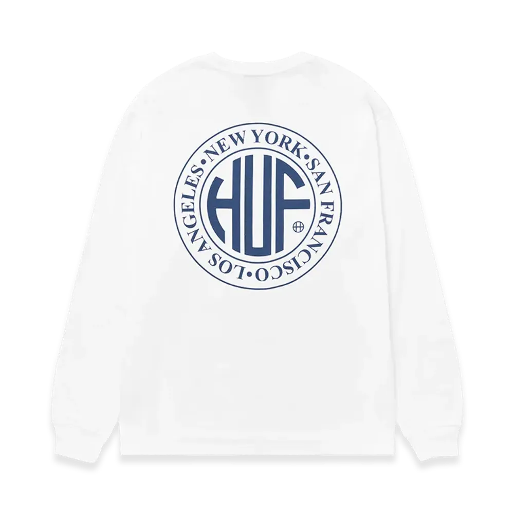HUF Regional LS Tee "White"
