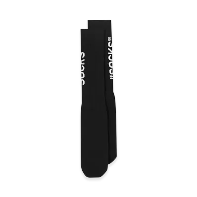 Off-White Quote Socks "Black"