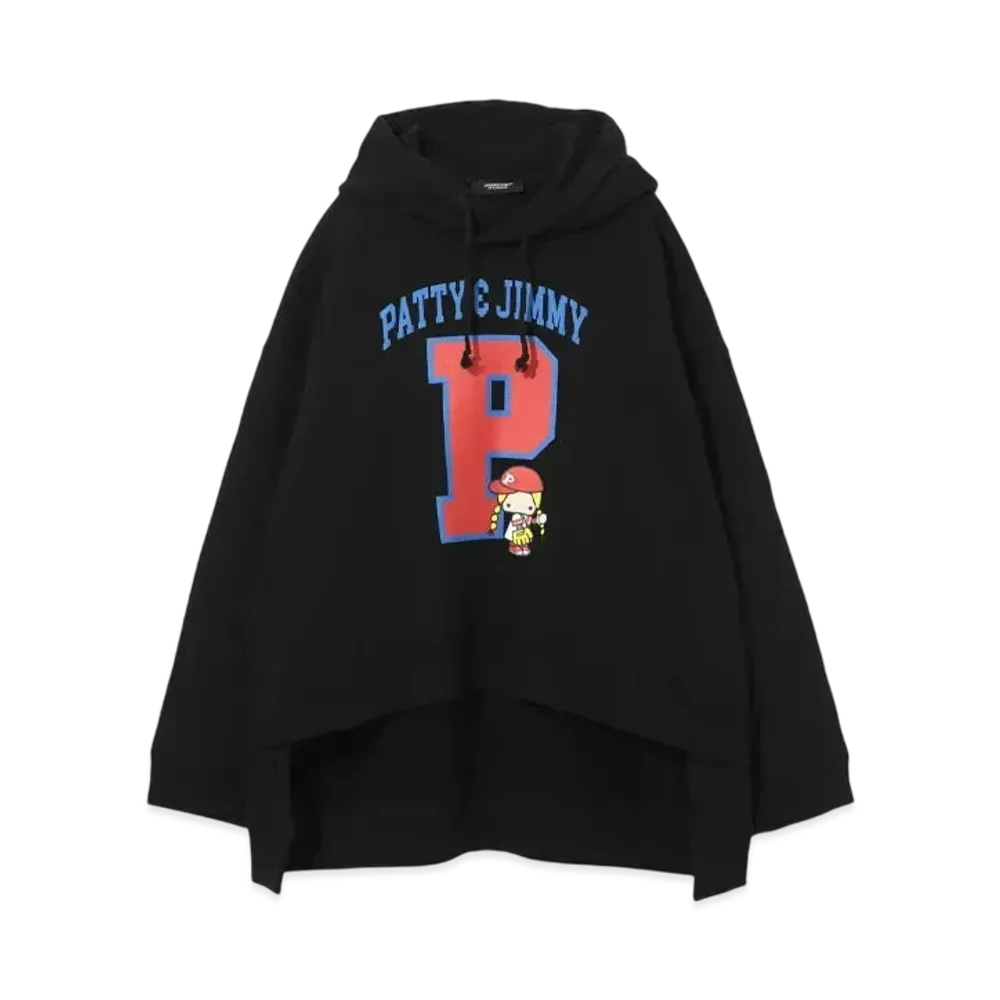 UNDERCOVER x SANRIO Front Short hoodie Patty "Black"