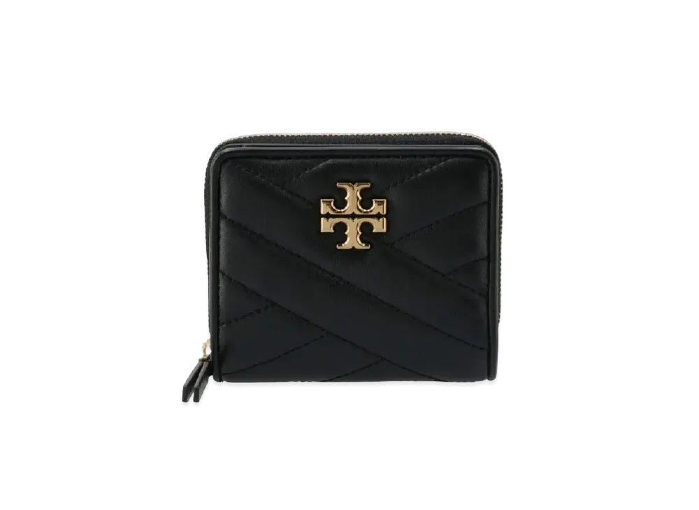 Tory Burch Kira Chevron Bi-Fold Wallet "Black"