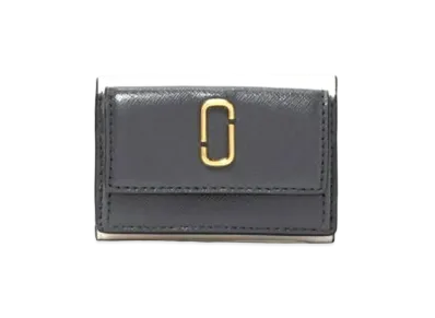 Marc Jacobs The Snapshot Mini Trifold "Cylinder Grey Multi"