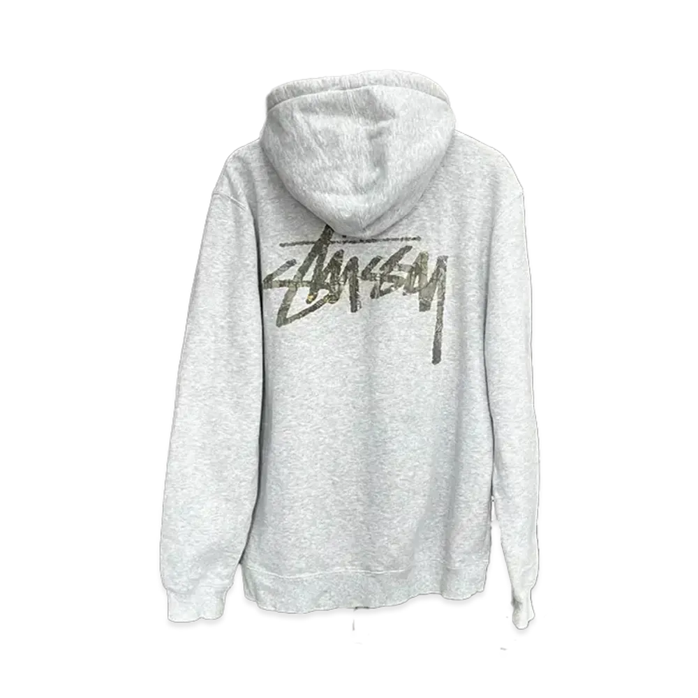 Stussy Realtree logo Zip Up Hoodie "Grey"
