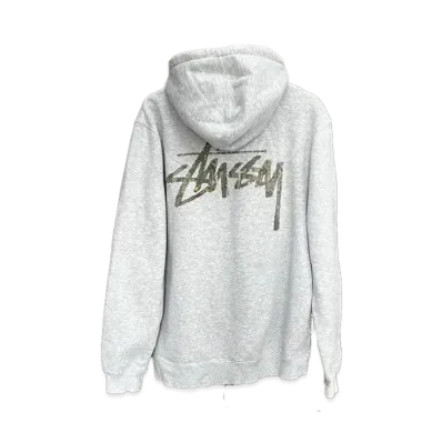 Stussy Realtree logo Zip Up Hoodie "Grey"