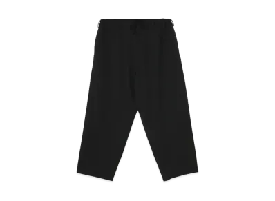 Yohji Yamamoto Pour Homme W/GABARDINE REGULAR WIDE STRING PANTS "Black"