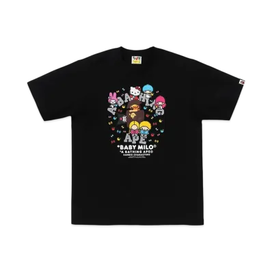 A BATHING APE Ginza Baby Milo x Sanrio Characters Tee #2 "Black"