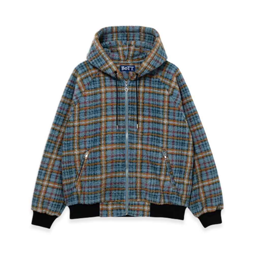 BoTT Fleece Zip Hoodie "Slate Blue"
