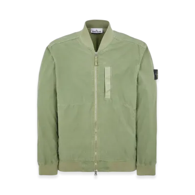 Stone Island 42629 Cupro Cotton Twill TC Jacket - 23SS "Sage Green"