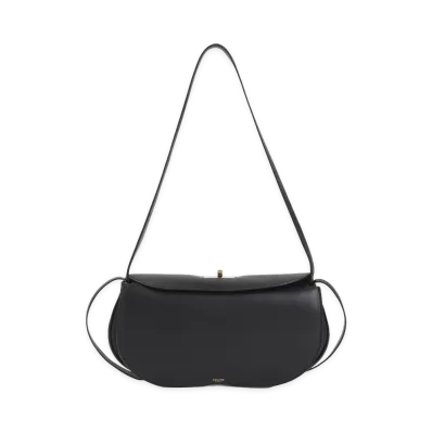 CELINE New Turnlock Shoulder Bag "Black"