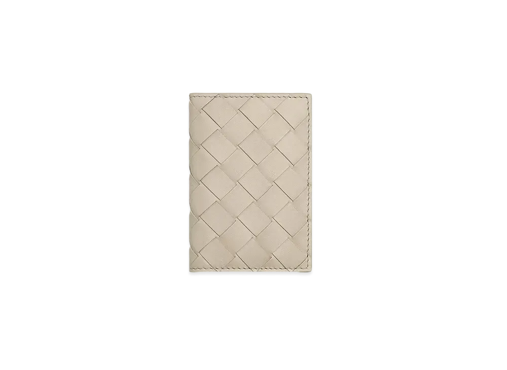 Bottega Veneta Flap Card Holder "Mist"