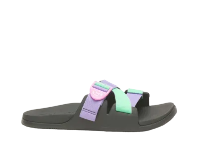 CHACO Women's Chillos Slide "Purple Green" 12365271