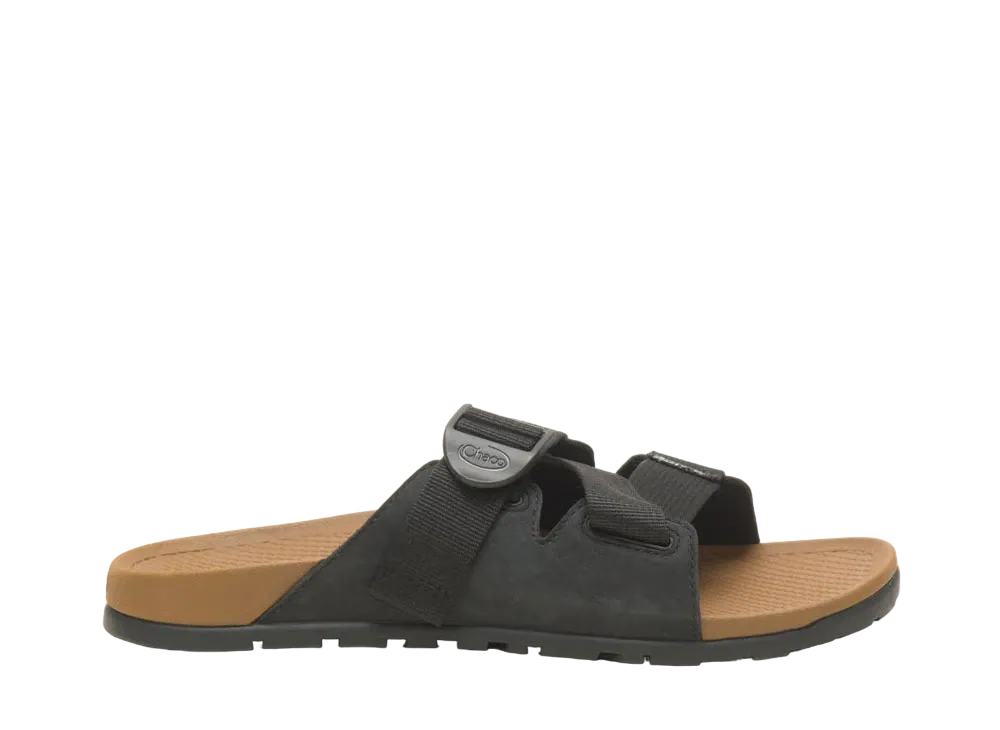 CHACO Women's Lowdown Leather Slide "Black" 12365296